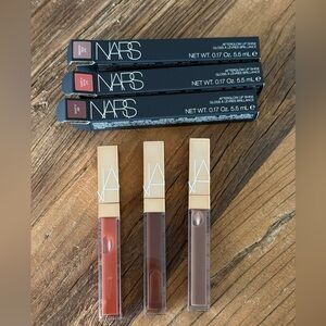 NARS Afterglow Lip Shine - lot of 3